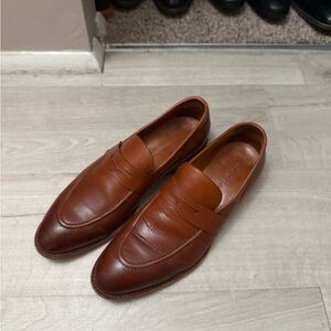 Beckett Simonon Tan Leather Loafers